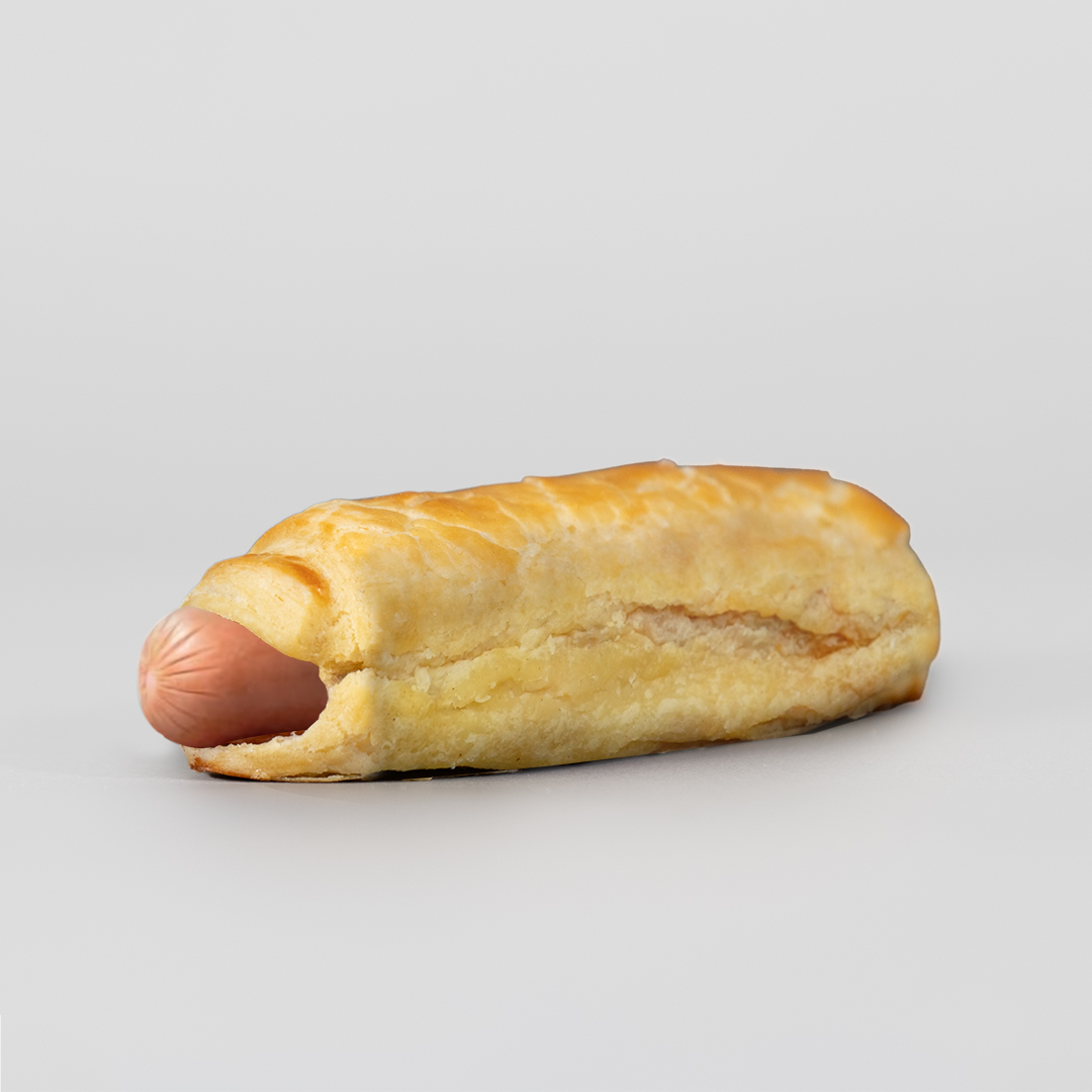 Folhado de salsicha